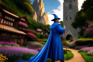 Simon the Sorcerer exploring an ancient temple in 