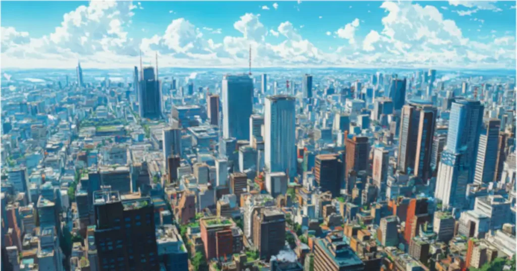 top of the town