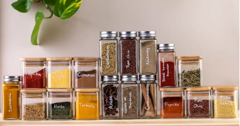 spice jars