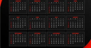 CFMEU RDO Calendar 2024 QLD