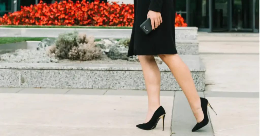 women's work shoes black