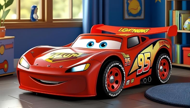 lightning mcqueen bed : Your Kid's Dream Ride for Bedtime Adventures