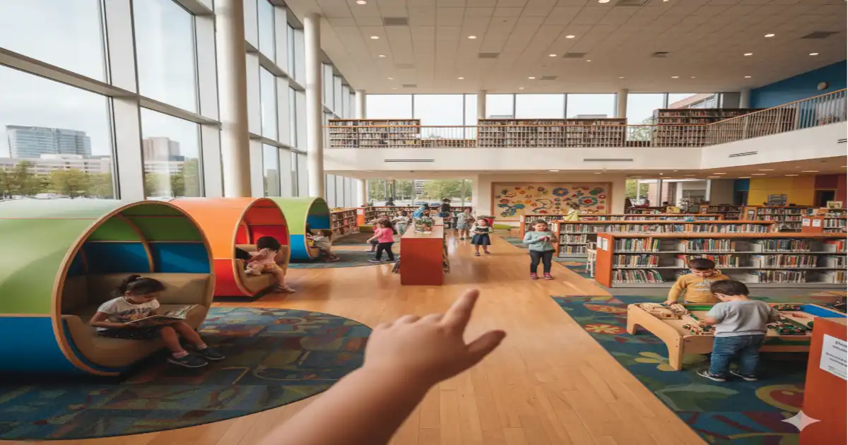 Fun at ImaginOn: Charlotte Kids Spot